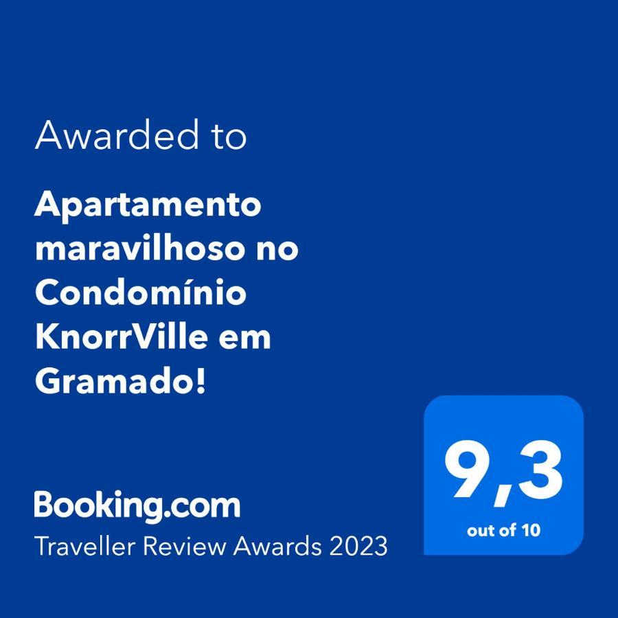 Apartamento Maravilhoso No Condominio Knorrville Em Gramado! Bagian luar foto